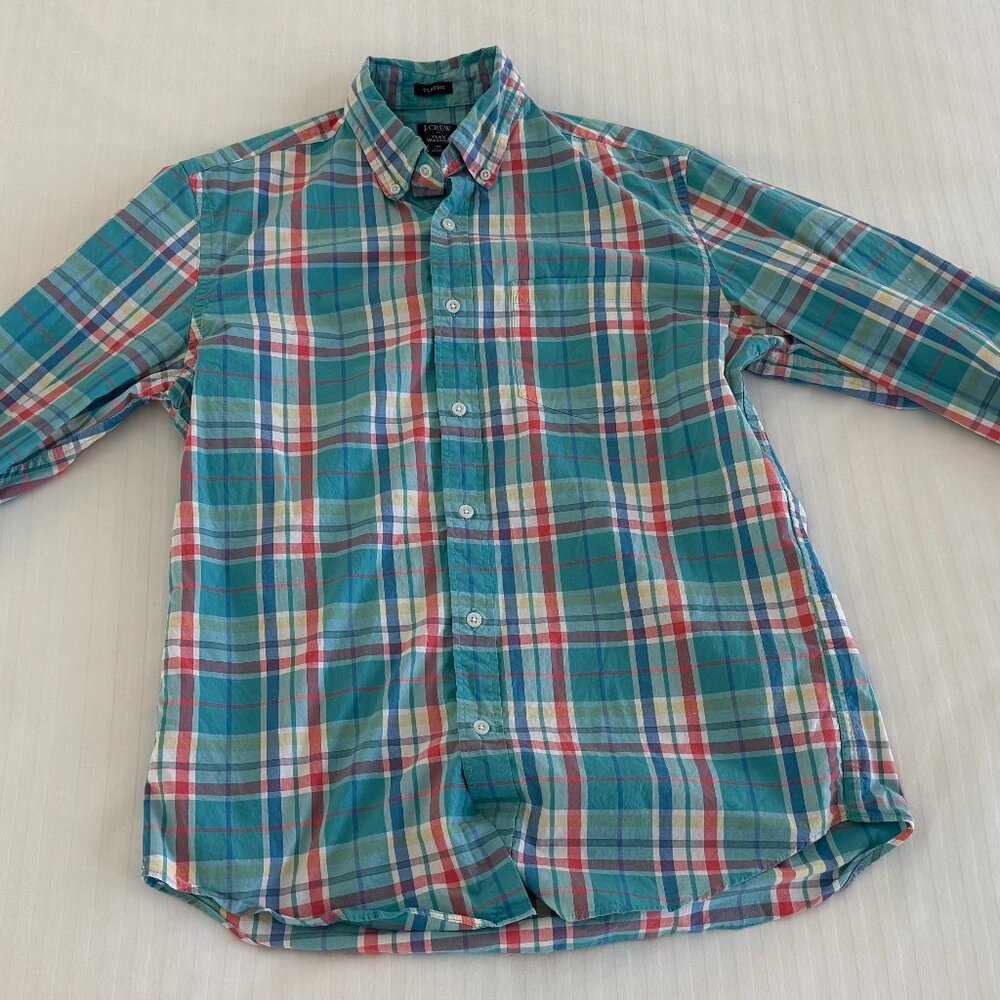 J crew button down flex washed